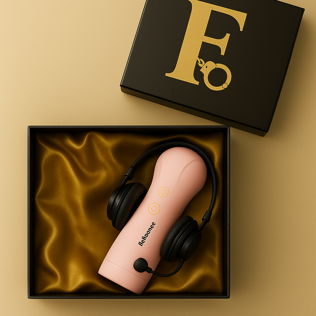 Masturbador Masculino Vagina Realística com Vibrações - GANHE UM FONE
