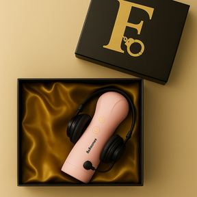 Masturbador Masculino Vagina Realística com Vibrações - GANHE UM FONE