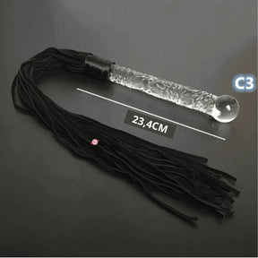 Plug Anal de Crystal com Chicote