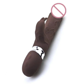 Vibrador Rabbit Multiple Sensations 2 em 1 - Pênis Realístico com Estímulos Clitorianos e Vibrações