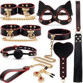 COMBO SADO - Kit BDSM Premium - 8 Peças