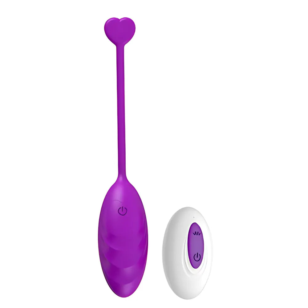 Vibrador Feminino Love Heart - 10 Modos de Vibração com Controle Remoto