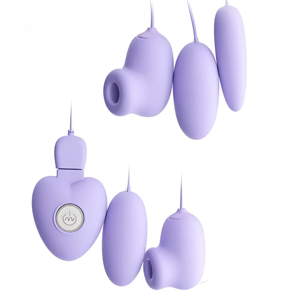 Vibrador Feminino Dual Bliss - Sucção e Vibração 3 em 1