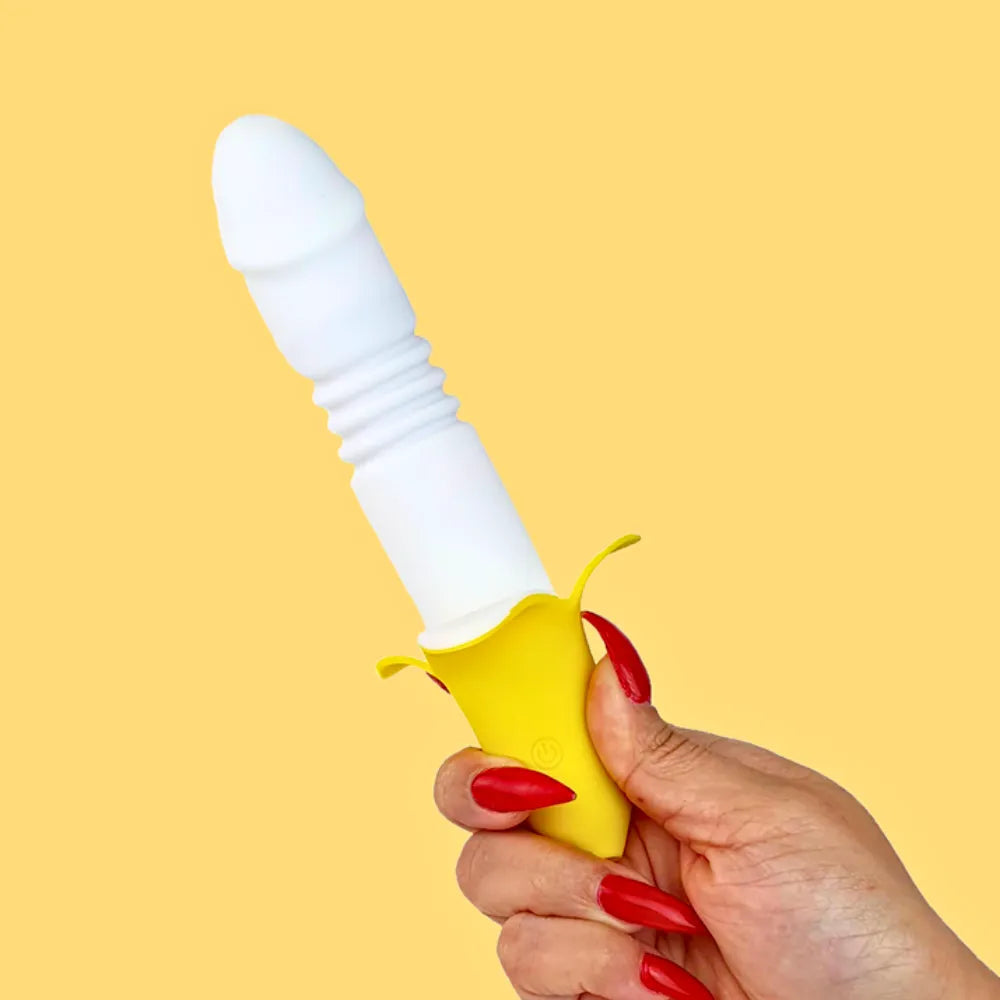 Vibrador Feminino Banana Bliss - Estimulo Ponto G com 12 Modos de Vibração e Modo Vai e Vem