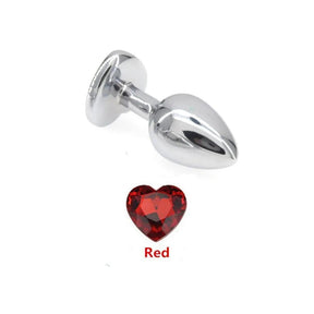 Plug Anal Luxo com Joia - 3 UN P, M E G.
