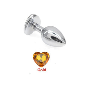 Plug Anal Luxo com Joia - 3 UN P, M E G.