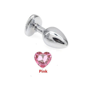 Plug Anal Luxo com Joia - 3 UN P, M E G.