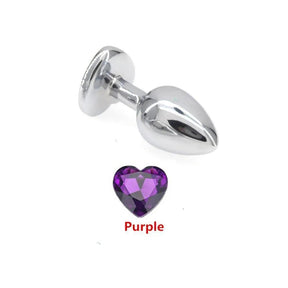 Plug Anal Luxo com Joia - 3 UN P, M E G.