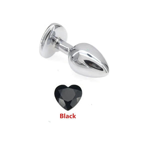 Plug Anal Luxo com Joia - 3 UN P, M E G.