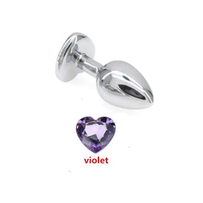 Plug Anal Luxo com Joia - 3 UN P, M E G.