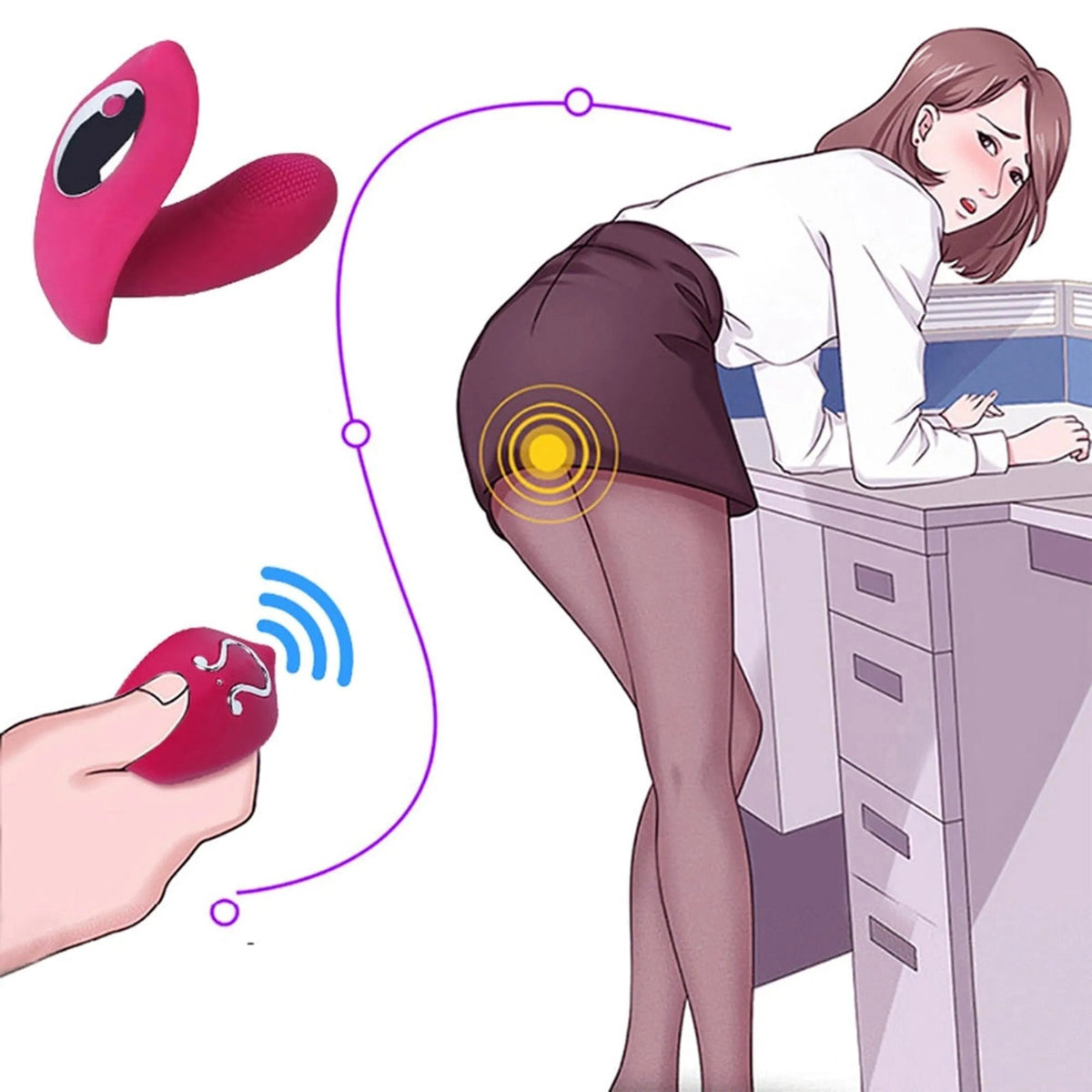 Vibrador de Calcinha & Massageador de Ponto G e Clitóris com Controle Remoto - Dance Spirit