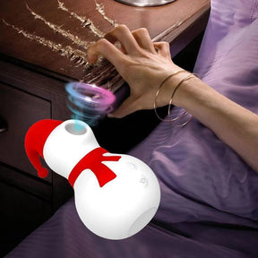 Vibrador Sugador de Clitóris Pinguin Noel com 10 Níveis Intensos de Sucção