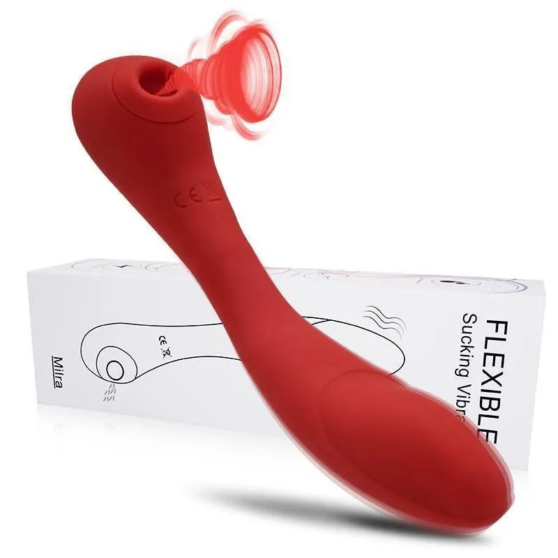 Vibrador Varinha Mágica com Sugador de Clitóris - TwoLoving