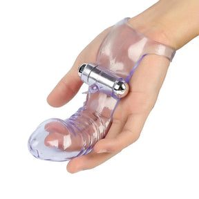 Vibrador de Dedo Crystal - Estimulador de Ponto G e Clitóris ou Próstata