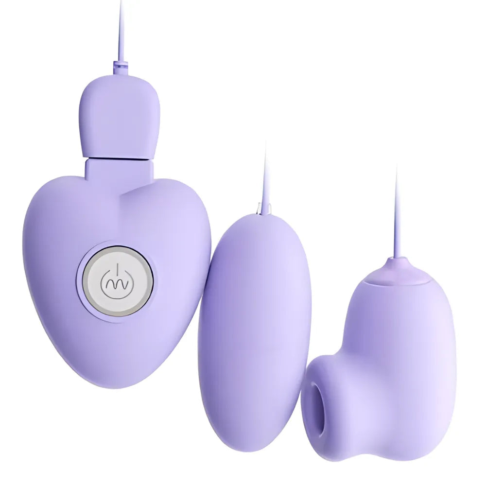 Vibrador Feminino Dual Bliss - Sucção e Vibração 3 em 1