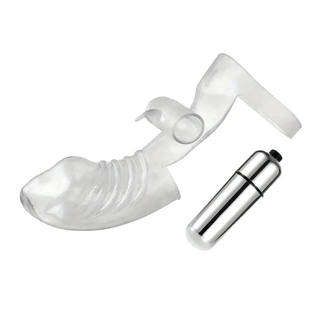 Vibrador de Dedo Crystal - Estimulador de Ponto G e Clitóris ou Próstata