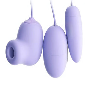 Vibrador Feminino Dual Bliss - Sucção e Vibração 3 em 1
